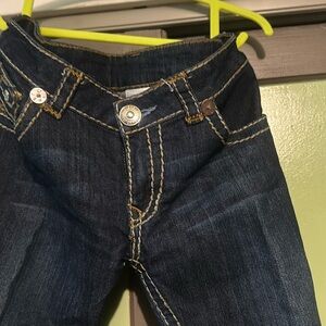 True religion, genes dark wash straight leg